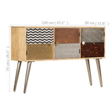 Sideboard 120x30x75 cm Solid Mango Wood 247341