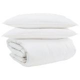 Duvet Set with Pillow 3 pcs White Down Feather 3377110