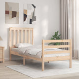 Bed Frame without Mattress Small Single Solid Wood 3194206