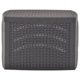 Side Table Mocha 54x54x36.5 cm Plastic 48776