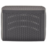 Side Table Mocha 54x54x36.5 cm Plastic 48776