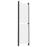 6-Panel Room Divider White 300x180 cm Fabric 350222