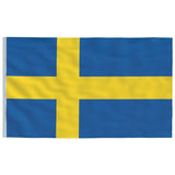 Sweden Flag and Pole 6.23 m Aluminium 3147112
