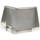 Retaining Wall 50 x 50 x 50 cm Stainless Steel Silver 8015193