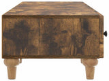 TV Cabinet Smoked Oak 147 x 34.5 x 30 cm Engineered Wood 894250