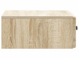 Wall-Mounted Bedside Cabinet 2 pcs Sonoma Oak 49 x 34.5 x 20 cm 899130