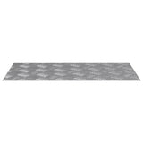 Stair Tread Rectangular 4 pcs Silver 70 x 40 cm Aluminium 4104330