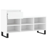 Shoe Cabinet White 102x36x60 cm Engineered Wood 831372