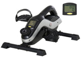 Portable Pedal Exerciser, Mini Exercise Bike with 8 Levels Magnetic Resistance and LCD Display, T3398P349158