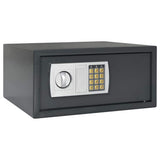 Digital Safe with Lock Dark grey 42 x 37 x 20 cm Steel 42011317