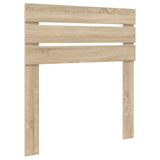 Bed Frame with Headboard Sonoma Oak 90 x 190 cm Engineered Wood 3411693