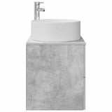 Wall-Mounted Sink Vanity Concrete Grey 49.5 x 44.5 x 65.5 cm 890321