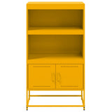Highboard Mustard Yellow 68.5x38.5x123.5 cm Steel 846503