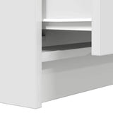 Bedside Cabinet with 2 Drawers White 38x34x80 cm 861355