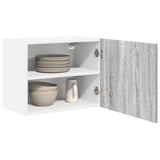 Hanging Cabinet 2 pcs Grey Sonoma and White 50 x 31 x 40 cm 884157