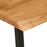 Bench with Live Edge 105 cm Solid Wood Acacia 372754