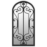 Mirror Black 70x30 cm Iron for Indoor Use 3093546