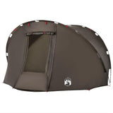 Fishing Tent 5-Person Brown Waterproof 4005321