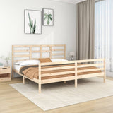 Bed Frame without Mattress Solid Wood 200x200 cm 3105880
