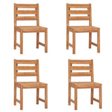 Garden Dining Set Natural Wood Solid Teak Wood Standard Durable 3157187