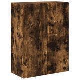 TV Wall Cabinet Smoked Oak 59.5 x 31 x 80 cm Engineered Wood 892364