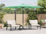 Garden Parasol with Steel Pole Green 268x268x226 cm 4005103