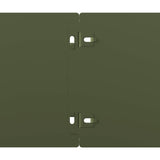 Lawn Edging 30 pcs 15 x 103 cm Steel Olive Green 8014181
