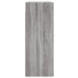 Wall Mounted Cabinet Grey Sonoma 69.5x34x90 cm Engineered Wood 835016