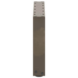 Coffee Table Legs U-Shaped 2 pcs Natural Steel 50x cm Steel 4013139