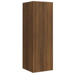 ZNTS 8 Piece TV Cabinet Set Brown Oak Engineered Wood 3114301