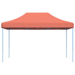 ZNTS Foldable Party Tent Pop-Up Terracotta 440x292x315 cm 4004965