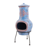 ZNTS RedFire Fireplace Colima Clay Sea Blue/Red 86031 411832