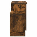 Electric Fireplace Smoked Oak 110 x 30 x 50 cm Engineered wood 8021163