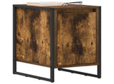 Bedside Table 2 pcs Smoke Oak 39.5 x 30 x 50 cm Engineered Wood 886647