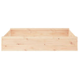 Sandbox with Seats Square Solid Wood Pine 825030