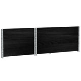 Garden Planter Black 120x80 cm Solid Wood Pine 3295424