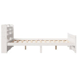 Bed Frame with Headboard without Mattress White 120x190 cm Small Double 3306751