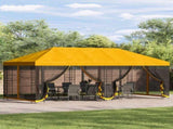 6 x 3 m Yellow Polyester and Steel 190 3375989