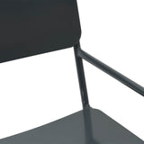 Garden Chairs 2 pcs Anthracite 51 x 55 x 81 cm Steel 42025097