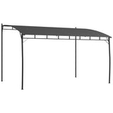 3 x 4m Metal Frame Pergola - Grey T3398P318605