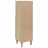 Bathroom Cabinet Sonoma Oak 30x30x100 cm Engineered Wood 849659