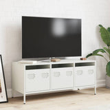 TV Cabinet White 101.5x39x43.5 cm Cold-rolled Steel 851231