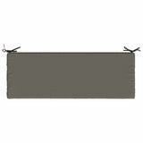 2-Piece Bench Cushions SOEST 2 pcs 100% Polyester Grey 949739