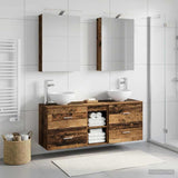 Bathroom Cabinet Set 5 pcs Old Wood Engineered Wood 3406677
