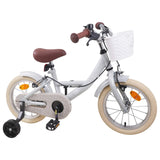 Kids Bike 12 Inches for 2-4 Years Old Light Grey 42009444