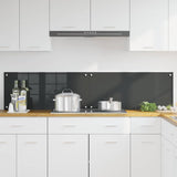 Kitchen Backsplash 2 pcs Dark Grey 90 x 40 cm Tempered Glass 3415464