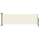 Patio Retractable Side Awning 80x300 cm Cream 48359