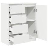 Sideboard with Drawers White 71x35x84 cm Engineered Wood 861580