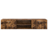 Wooden Cabinet Smoked Oak 150 x 39 x 30 cm Engineered Wood 880236