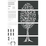 Garden Gate with Lock Black 85 x 200 cm Powder-coated steel 42015863